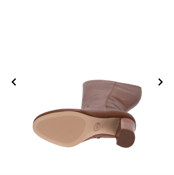 Michael Kors Lottie boots brown color woman's size 9 nwot side zipper Heels Fall - Picture 5 of 16